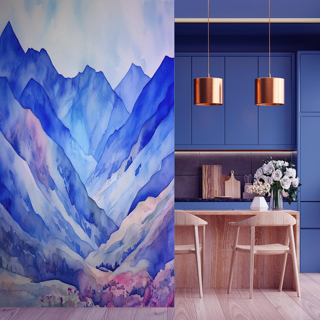 Veer Decor Chromatic Cliffs Wall Mural