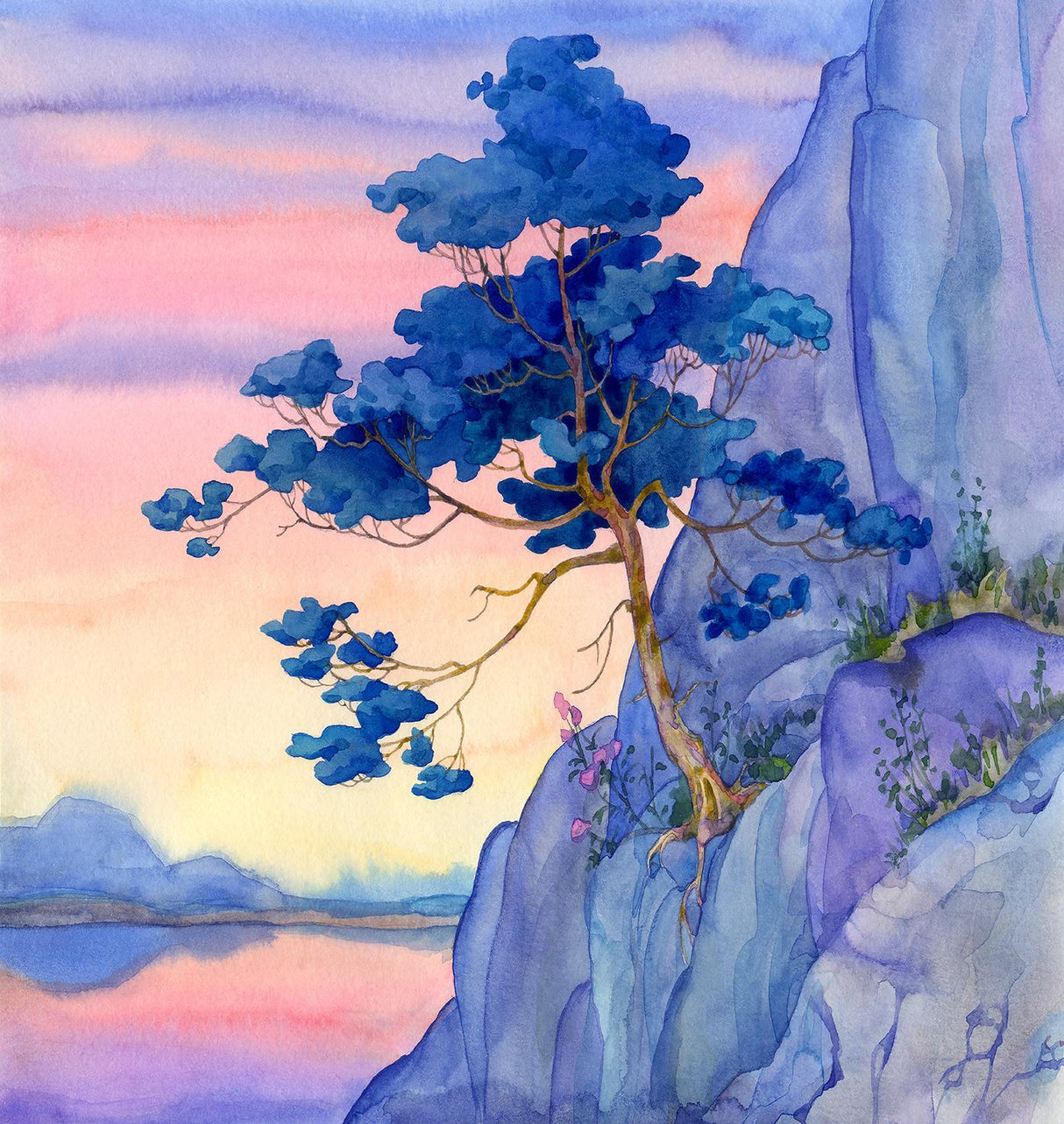 Veer Decor Cliffside Serenity Wall Mural