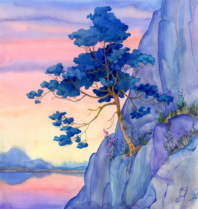 Veer Decor Cliffside Serenity Wall Mural