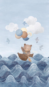 Veer Decor Teddys Big Journey Wall Mural