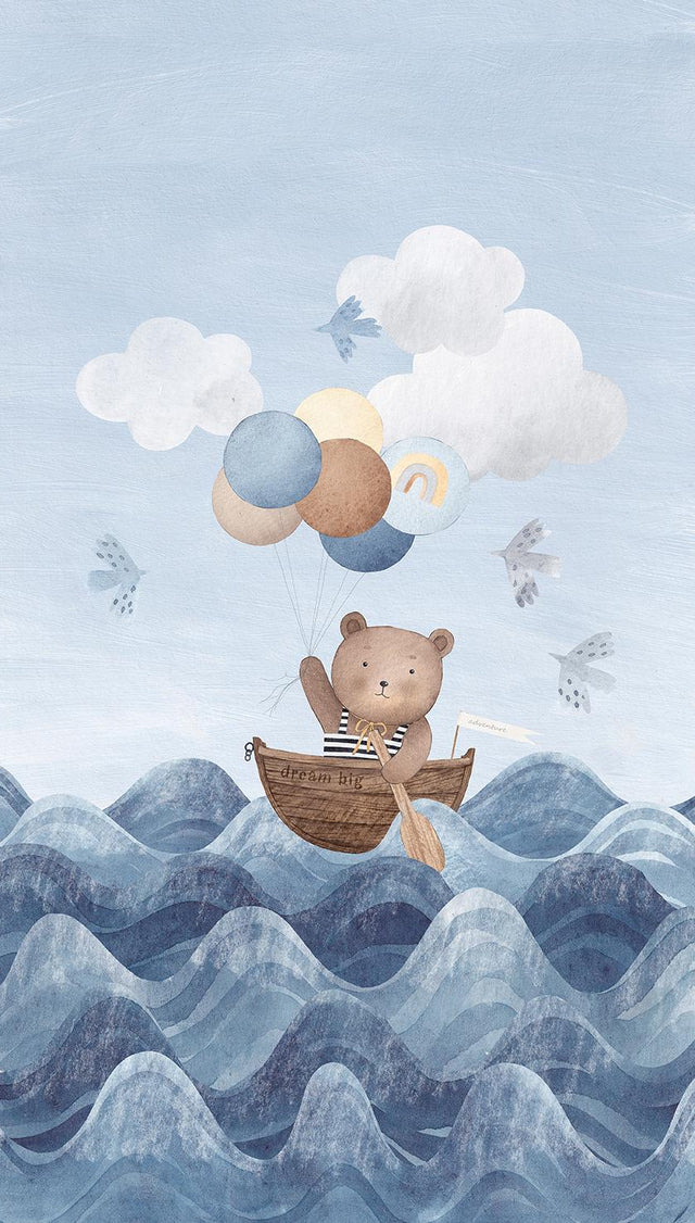 Veer Decor Teddys Big Journey Wall Mural