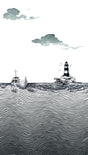 Veer Decor Tides and Beacon Black Wall Mural