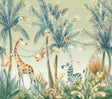Veer Decor Jungle Jamboree Green Wall Mural