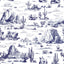Veer Decor Area 51 Novelty Toile Navy Blue Peel and Stick Wallpaper