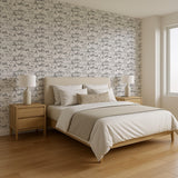 Veer Decor Area 51 Novelty Toile Grey Peel and Stick Wallpaper
