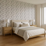 Veer Decor Nessie Novelty Toile Grey Peel and Stick Wallpaper