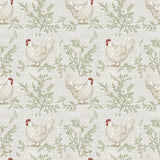 Veer Decor Cluckingham Toile Peel and Stick Wallpaper