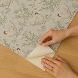 Veer Decor Cluckingham Toile Peel and Stick Wallpaper
