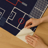 Veer Decor Sports Play Zone Navy Peel and Stick Wallpaper