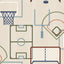 Veer Decor Sports Play Zone Multi Peel and Stick Wallpaper