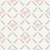 Veer Decor Heirloom Bow Trellis Multi Peel and Stick Wallpaper