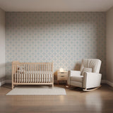 Veer Decor Heirloom Bow Trellis Blue Peel and Stick Wallpaper