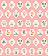 Veer Decor Heirloom Floral Medallions Pink Peel and Stick Wallpaper