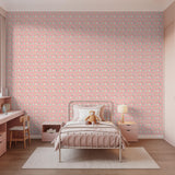 Veer Decor Heirloom Floral Medallions Pink Peel and Stick Wallpaper