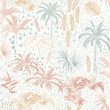 Veer Decor Etched Tropic Orange Peel and Stick Wallpaper