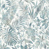 Veer Decor Birdsong Tropic Blue Peel & Stick Wallpaper