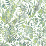 Veer Decor Birdsong Tropic Green Peel & Stick Wallpaper