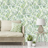 Veer Decor Birdsong Tropic Green Peel & Stick Wallpaper