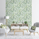 Veer Decor Birdsong Tropic Green Peel & Stick Wallpaper