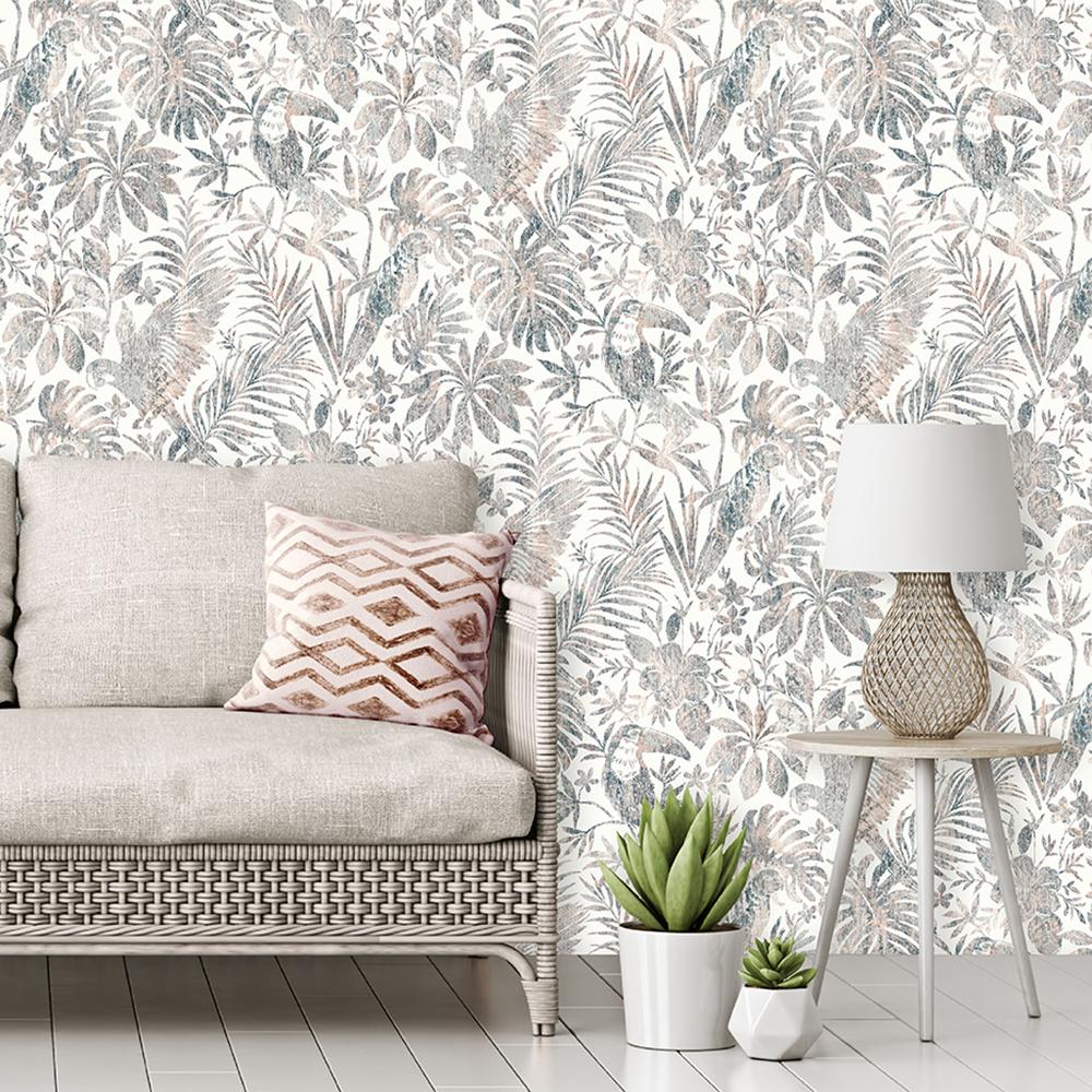 Veer Decor Birdsong Tropic Beige Peel & Stick Wallpaper