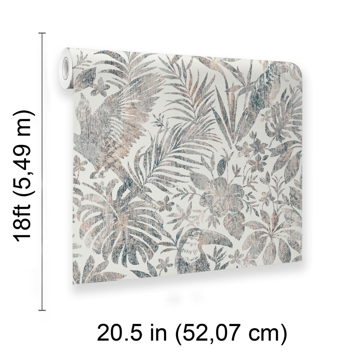 Veer Decor Birdsong Tropic Beige Peel & Stick Wallpaper