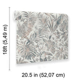 Veer Decor Birdsong Tropic Beige Peel & Stick Wallpaper