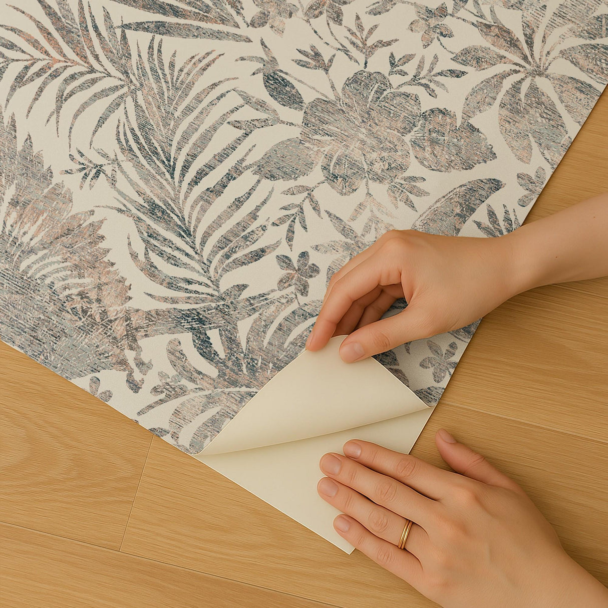 Veer Decor Birdsong Tropic Beige Peel & Stick Wallpaper