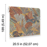 Veer Decor Jungle Canopy Gold Peel & Stick Wallpaper