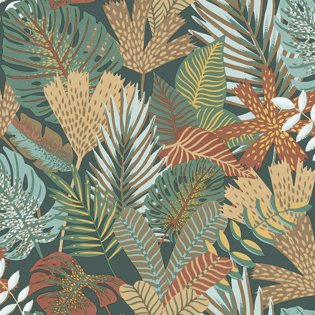 Veer Decor Jungle Canopy Green Peel & Stick Wallpaper