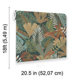 Veer Decor Jungle Canopy Green Peel & Stick Wallpaper