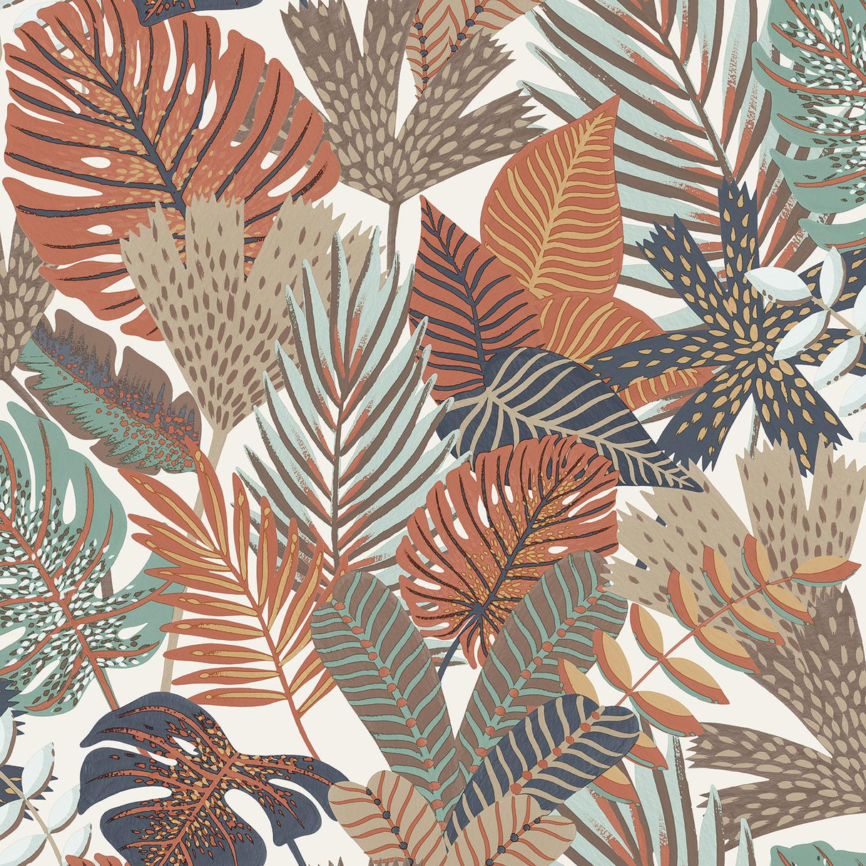 Veer Decor Jungle Canopy Cream Peel & Stick Wallpaper