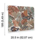 Veer Decor Jungle Canopy Cream Peel & Stick Wallpaper
