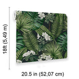 Veer Decor Island Eden Black Peel & Stick Wallpaper