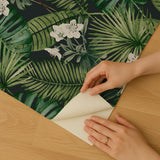 Veer Decor Island Eden Black Peel & Stick Wallpaper