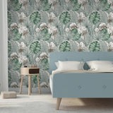 Veer Decor Island Eden Grey Peel & Stick Wallpaper