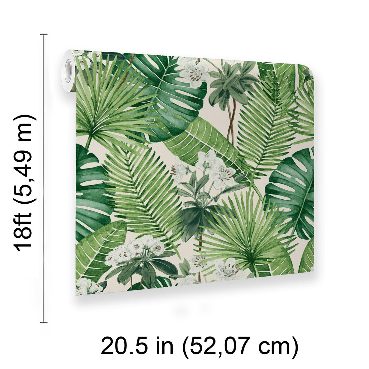 Veer Decor Island Eden Cream Peel & Stick Wallpaper