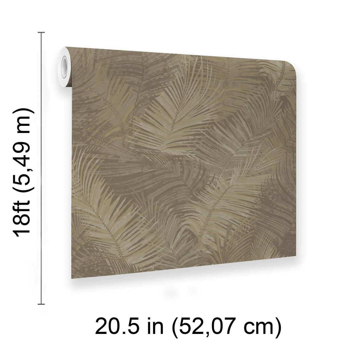 Veer Decor Palm Haven Beige Peel & Stick Wallpaper