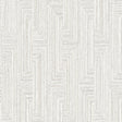 Veer Decor Threadline Geo Stitch Taupe Wallpaper