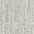Veer Decor Threadline Geo Stitch Grey Wallpaper