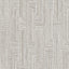 Veer Decor Threadline Geo Stitch Grey Wallpaper