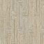 Veer Decor Threadline Geo Stitch Gold Wallpaper