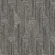 Veer Decor Threadline Geo Stitch Black Wallpaper
