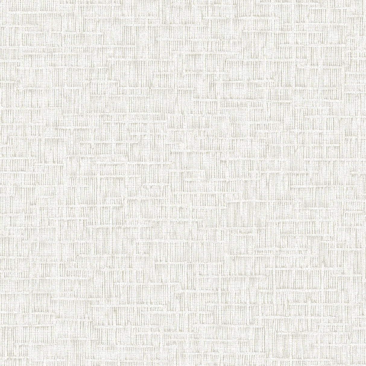 Veer Decor Crosshatch Weave White Wallpaper