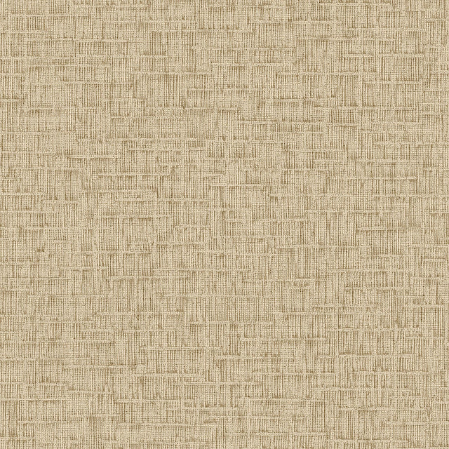 Veer Decor Crosshatch Weave Gold Wallpaper