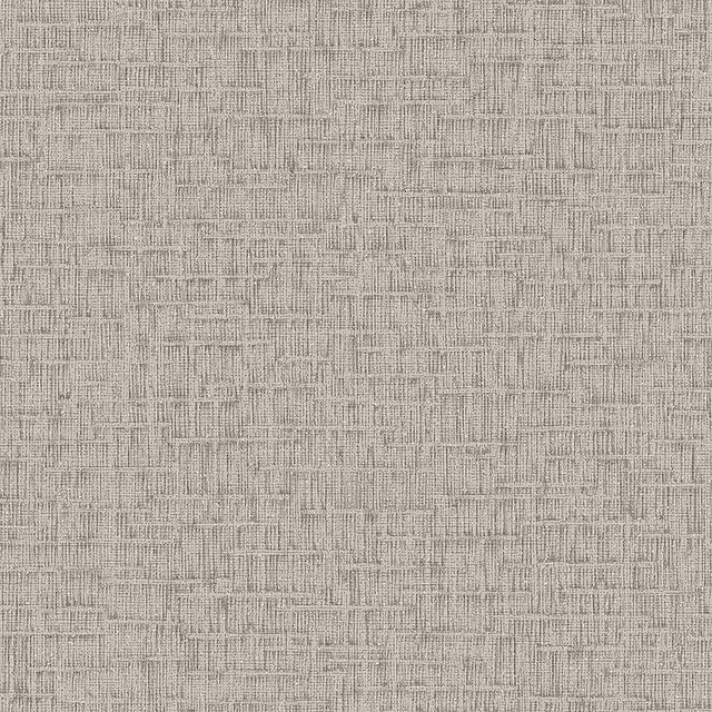 Veer Decor Crosshatch Weave Taupe Wallpaper