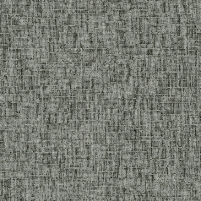 Veer Decor Crosshatch Weave Grey Wallpaper