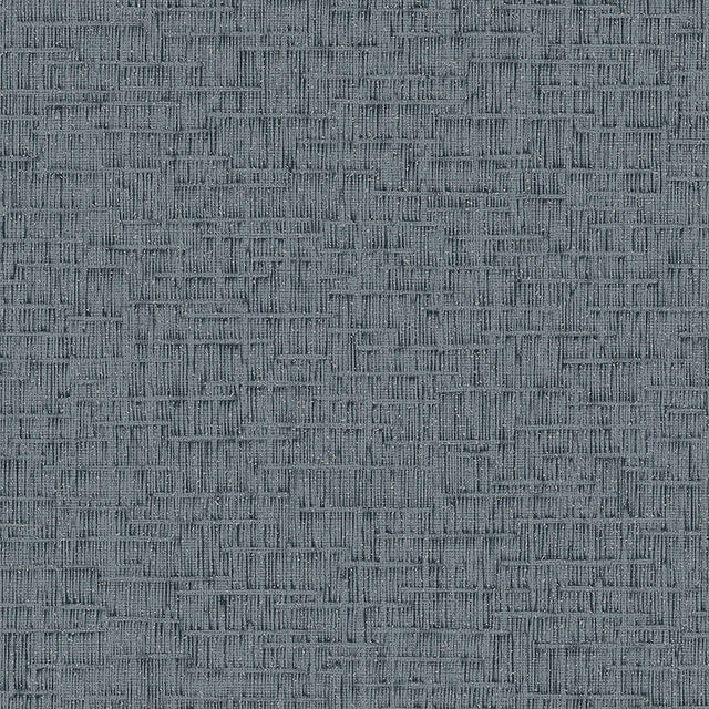 Veer Decor Crosshatch Weave Dark Grey Wallpaper