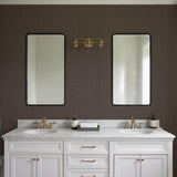 Veer Decor Crosshatch Weave Brown Wallpaper