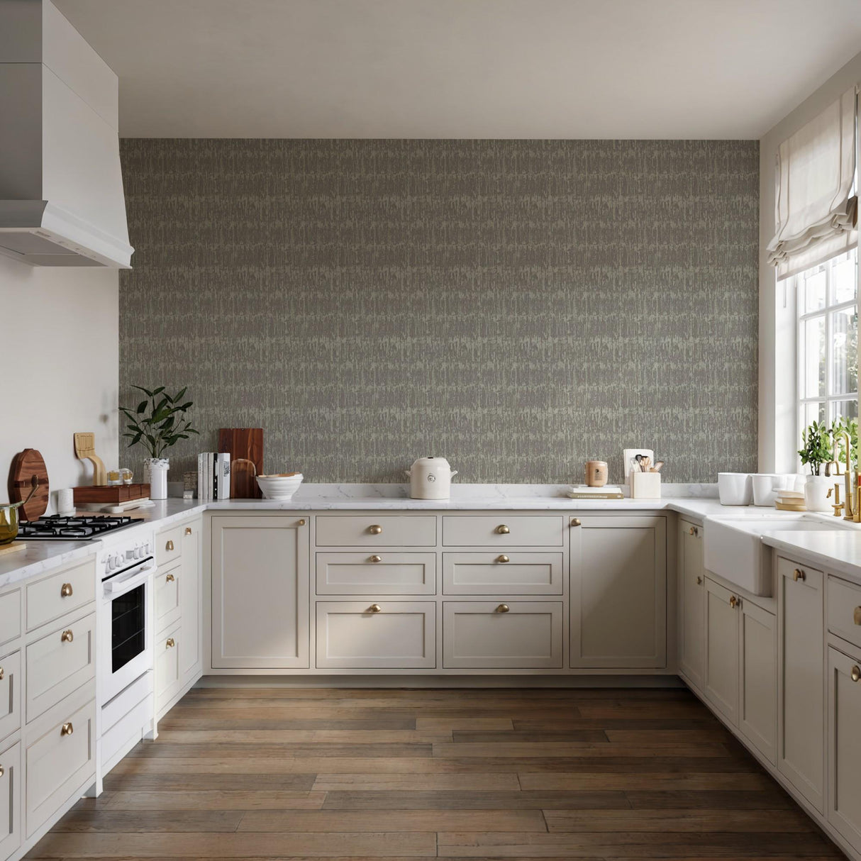 Veer Decor Weathered Slate Silver Wallpaper