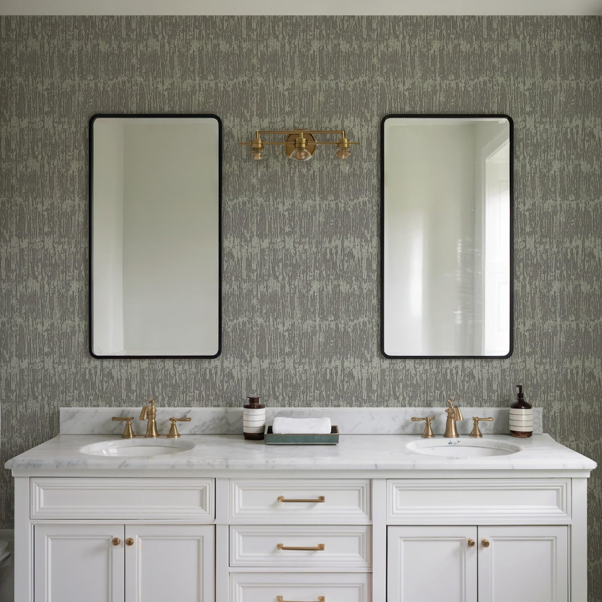 Veer Decor Weathered Slate Silver Wallpaper